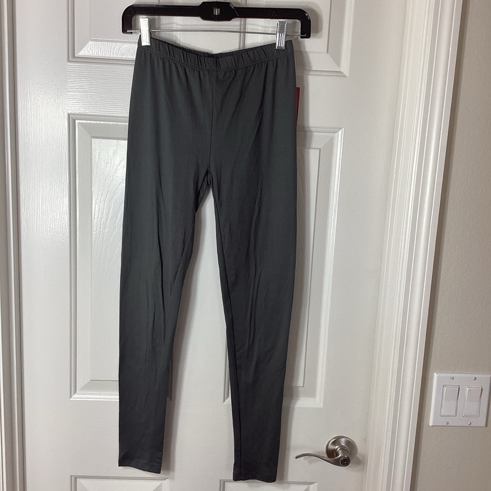 Just One Faux Suede Black Straight Leg Pants